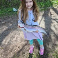 Nachwuchsfischerin - Regenbogenforelle 2024